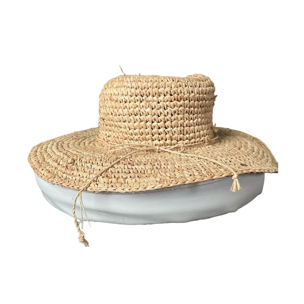 100% Straw Floppy Brimmed Women’s Sun Hat